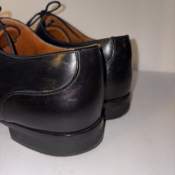 Wolf & Shepherd Shoes Men's Size 11 Cap Toe Oxford Dress Black Leather 9717 - Picture 8 of 12
